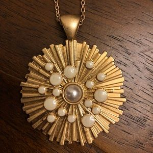 Lia Sophia sunburst pendant